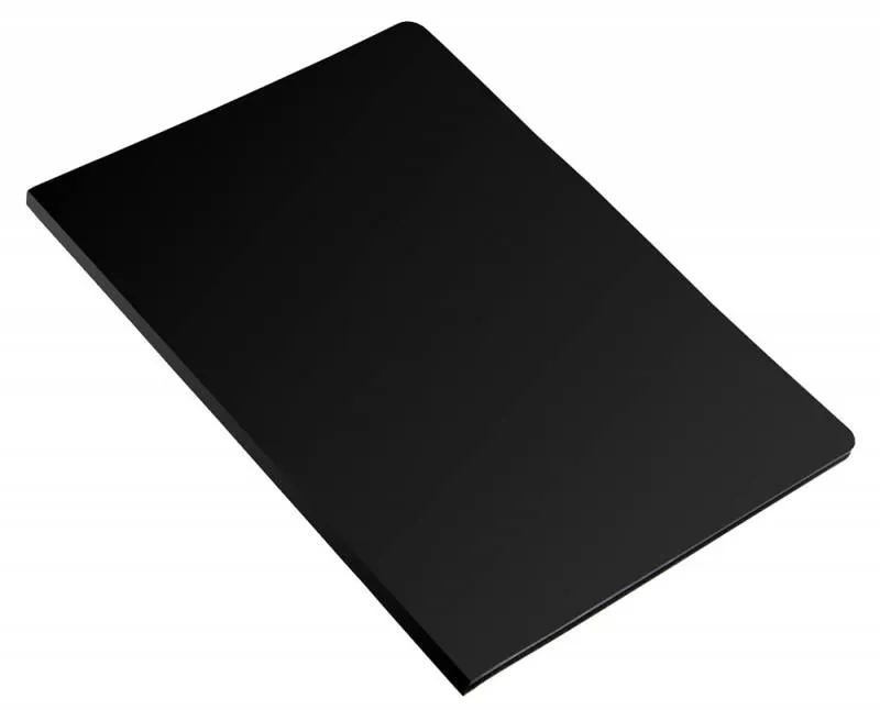 Папка на 2-х кольцах Бюрократ Economy -EC0418/2RBLACK A4 пластик 0.4мм кор.18мм черный