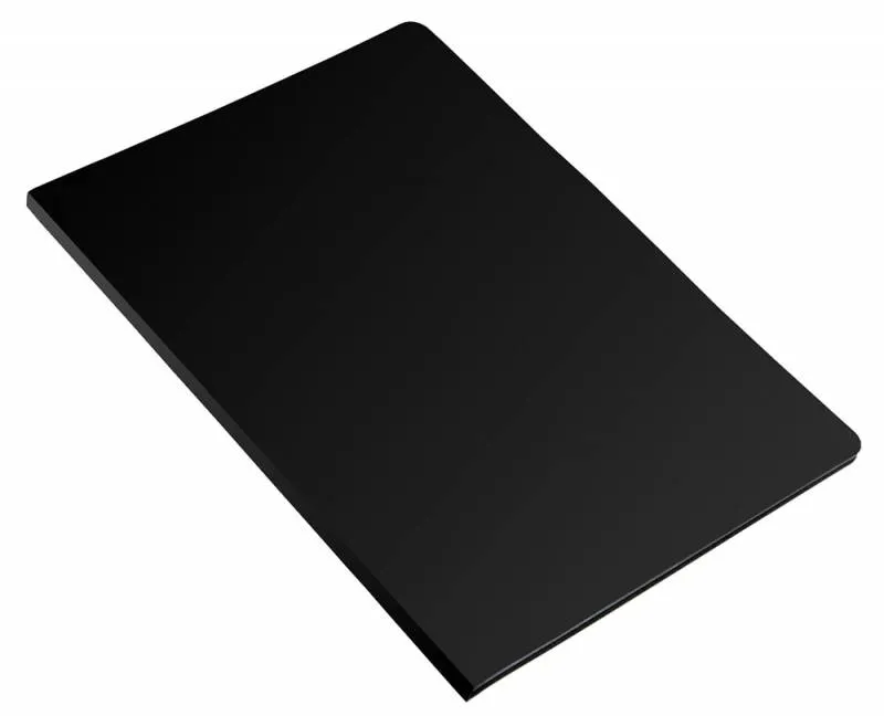 Папка метал.зажим Бюрократ Economy -EC04CBLCK A4 пластик 0.4мм черный