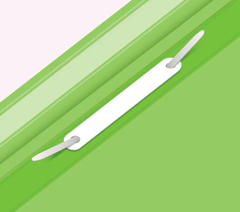 Папка-скоросшиватель Бюрократ -PS20LETT A4 прозрач.верх.лист пластик салатовый 0.12/0.16