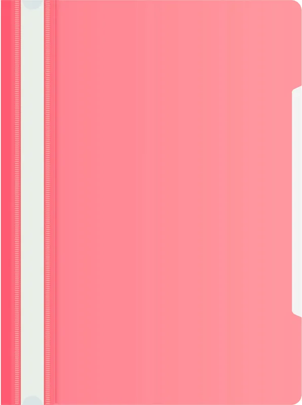 Папка-скоросшиватель Бюрократ -PS20PINK A4 прозрач.верх.лист пластик розовый 0.12/0.16