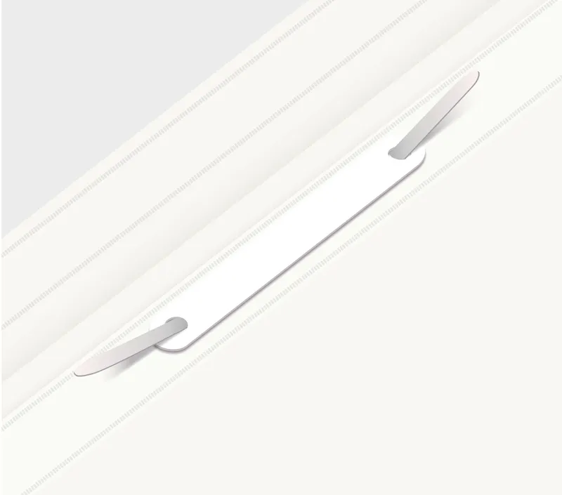 Папка-скоросшиватель Бюрократ -PS20WH A4 прозрач.верх.лист пластик белый 0.12/0.16