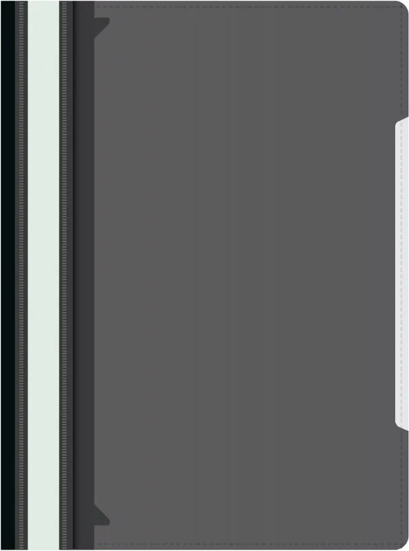 Папка-скоросшиватель Бюрократ -PS-K20BLCK A4 прозрач.верх.лист карм.на лиц.стор. пластик черный 0.12/0.16