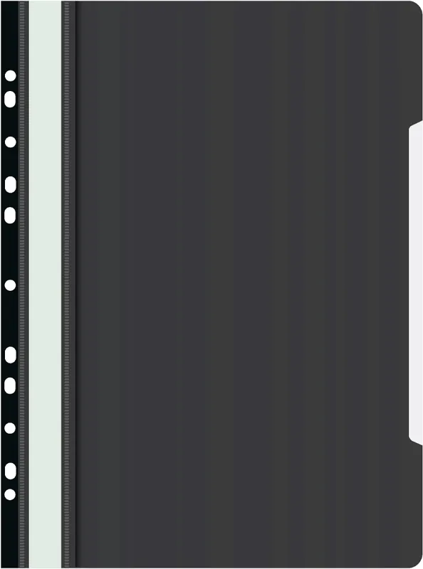 Папка-скоросшиватель Бюрократ -PS-P20/1 A4 прозрач.верх.лист боков.перф. пластик ассорти 0.12/0.16