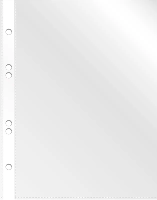 Папка-вкладыш Бюрократ Премиум -013A5T тисненые А5 40мкм (упак.:100шт)