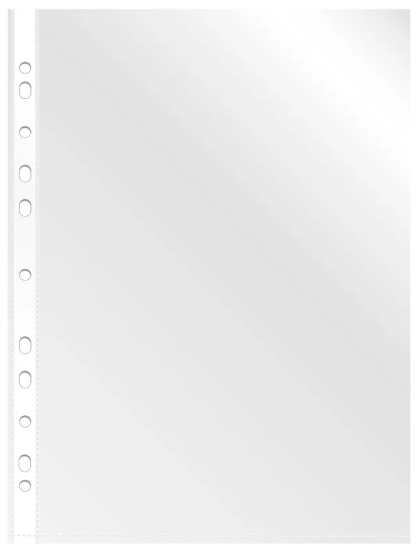 Папка-вкладыш Бюрократ Премиум -013BKAN2 глянцевые А4+ 30мкм (упак.:100шт)