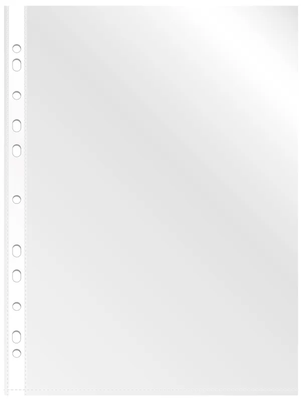 Папка-вкладыш Бюрократ СуперЛюкс -060GSLUX глянцевые А4+ 60мкм (упак.:100шт)