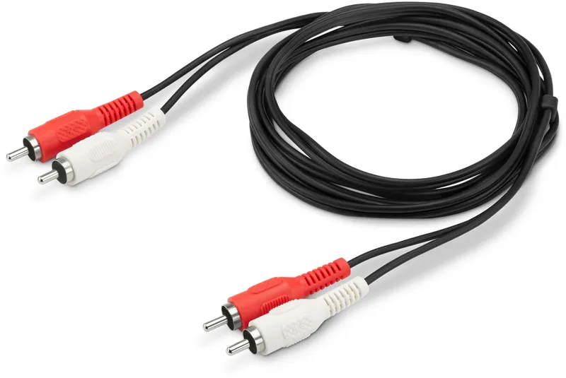 Кабель соединительный аудио Buro 2хRCA (m)/2хRCA (m) 3м. черный (BAAC024-3)