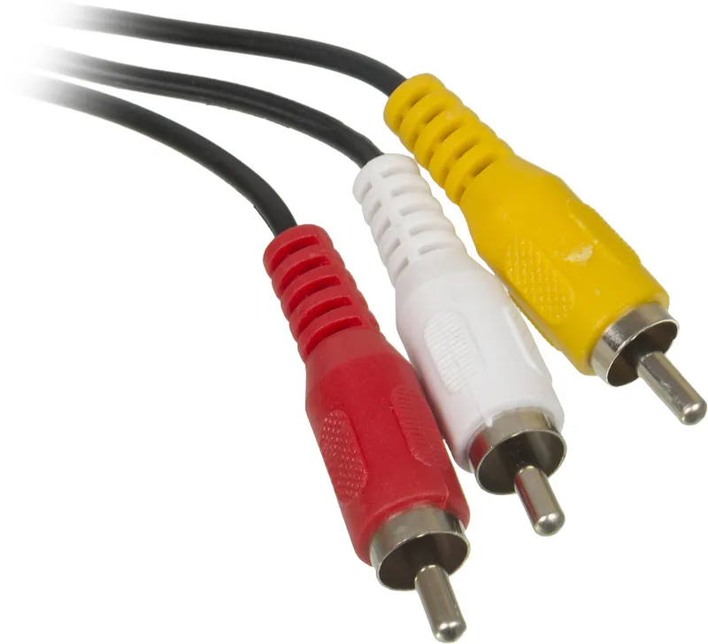 Кабель соединительный аудио-видео Buro 3хRCA (m)/3хRCA (m) 5м. черный (BAAC027-5)