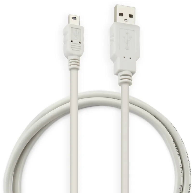 Кабель Buro USB A(m) mini USB B (m) 1м (USB2.0-M5P-1) серый