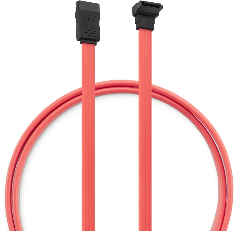 Кабель Buro SATA SATA угловой 0.5м (TL-ATA-DATA-RA) красный