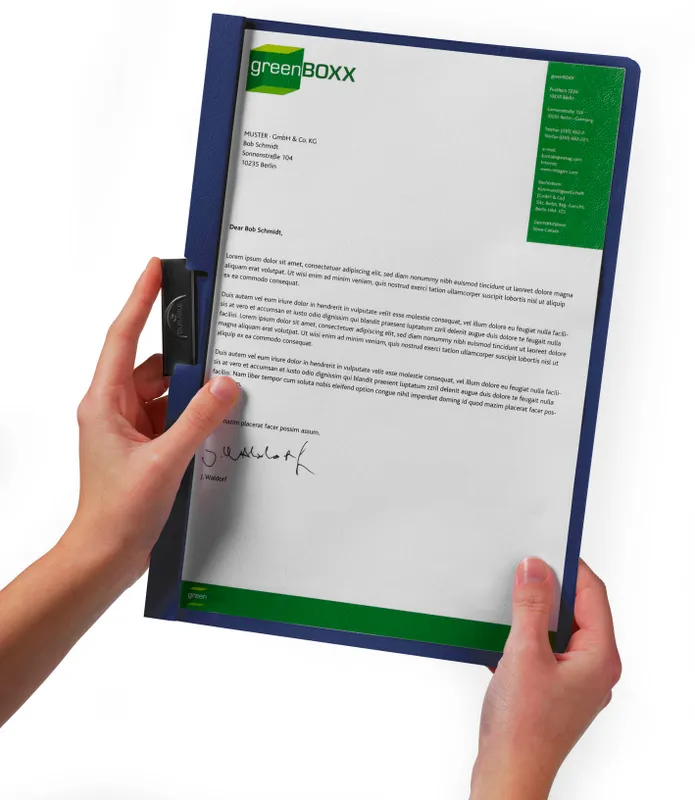 Папка с клипом Durable Duraclip 2209-31 прозрач. верх.лист A4 1-60лист. бордовый