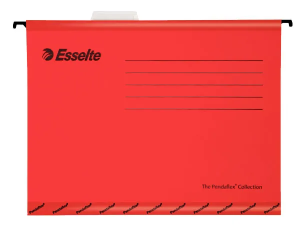 Папка подвесная Esselte Pendaflex Plus Foolscap 90336 красный 412x240x1мм (упак.:25шт)