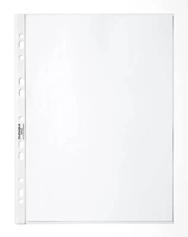Папка-вкладыш Durable 2662-19 прозрачный глянцевые А4 вертикальный 48мкм (упак.:10шт)