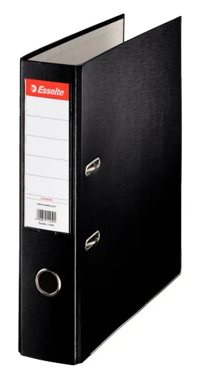 Папка-регистратор Esselte Economy 11257P A4 75мм ПВХ/бумага черный