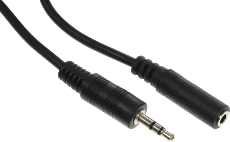 Кабель аудио Ningbo JAAC003-1 Jack 3.5 (m)/Jack 3.5 (f) 1м. черный