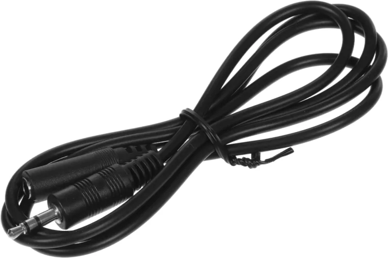 Кабель аудио Ningbo JAAC003-1 Jack 3.5 (m)/Jack 3.5 (f) 1м. черный