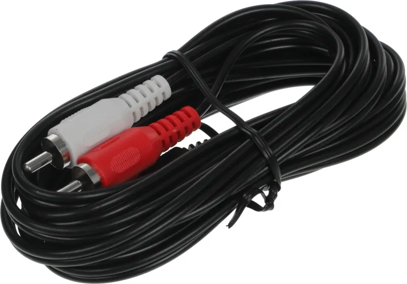 Кабель аудио Ningbo JAAC010-3 2хRCA (m)/Jack 3.5 (m) 3м. черный