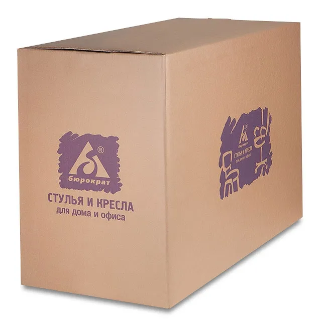 Кресло руководителя Бюрократ CH-993 синий эко.кожа крестов. металл хром