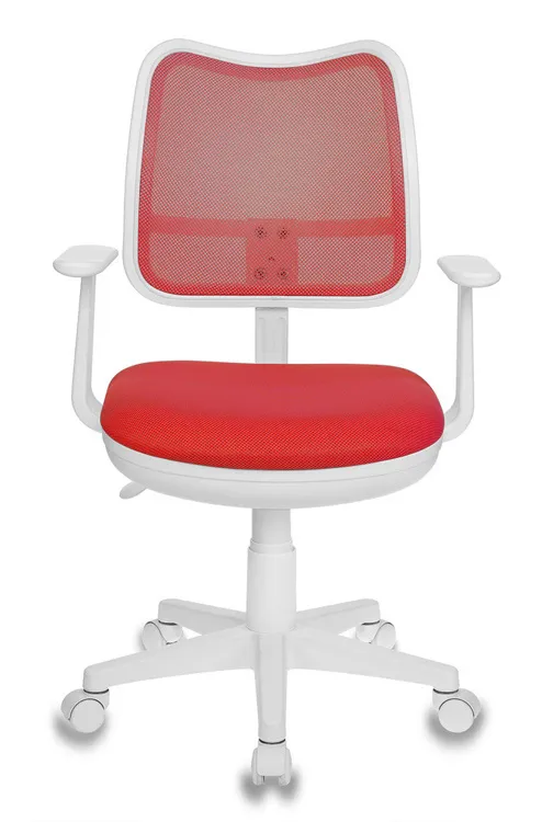 Кресло детское Бюрократ CH-W797/R/TW-97N спинка сетка красный сиденье красный TW-97N (пластик белый)