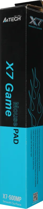 Коврик для мыши A4Tech X7 Pad X7-500MP Большой черный 437x400x3мм