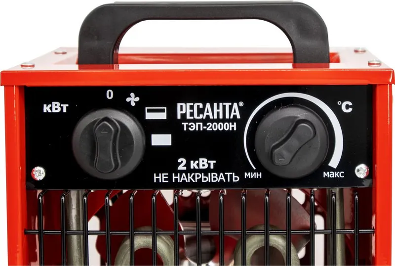 Тепловая пушка электрическая Ресанта ТЭП-2000Н красный
