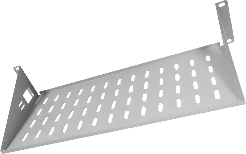 Полка стационарная ЦМО МС-20 2U нагр.:15кг. 19" 200мм серый (упак.:1шт)