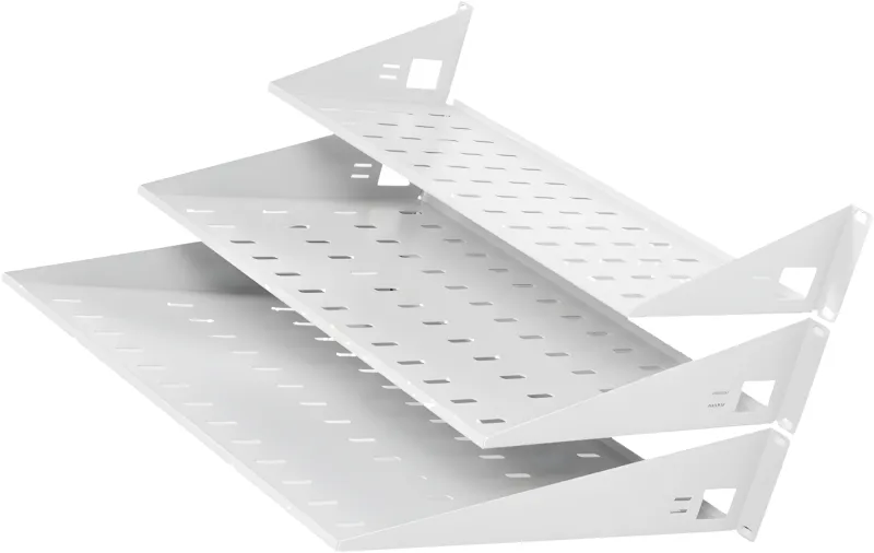 Полка стационарная ЦМО МС-20 2U нагр.:15кг. 19" 200мм серый (упак.:1шт)