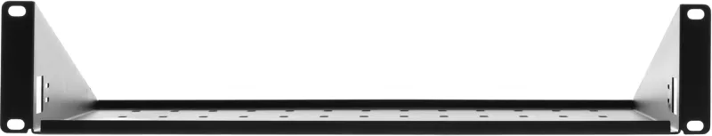 ЦМО Полка перфорированная консольная 2U, глубина 400 мм, цвет черный