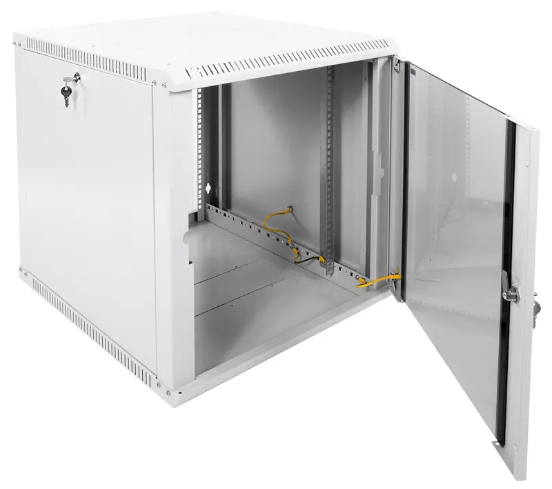 ЦМО Шкаф телекоммуникационный настенный разборный ЭКОНОМ 12U (600х650) дверь стекло
