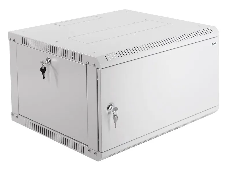 Шкаф коммутационный ЦМО ШРН-ЭКОНОМ (ШРН-Э-6.500.1) настенный 6U 600x520мм пер.дв.стал.лист 75кг серый 470мм 14.5кг 180град. 345мм