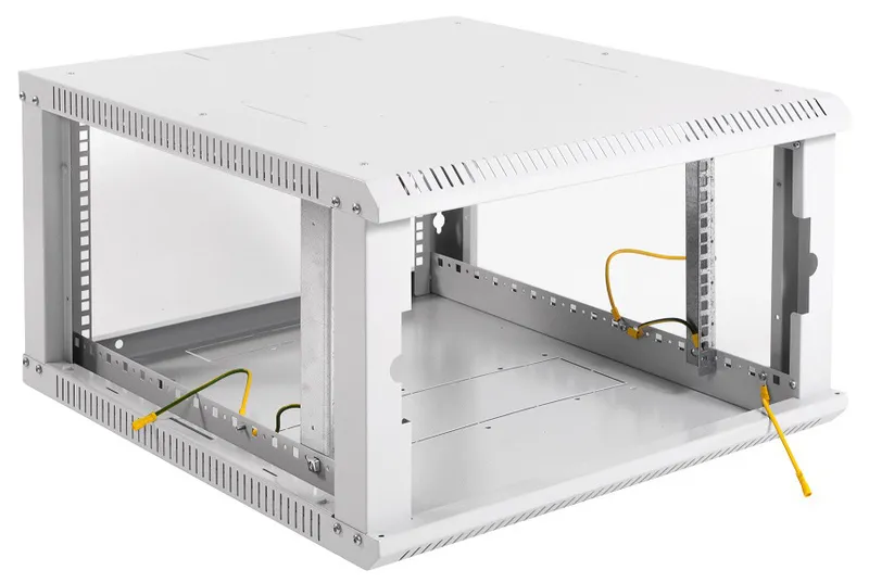 Шкаф коммутационный ЦМО ШРН-ЭКОНОМ (ШРН-Э-6.650) настенный 6U 600x650мм пер.дв.стекл 65кг серый 600мм 17.3кг 180град. 345мм