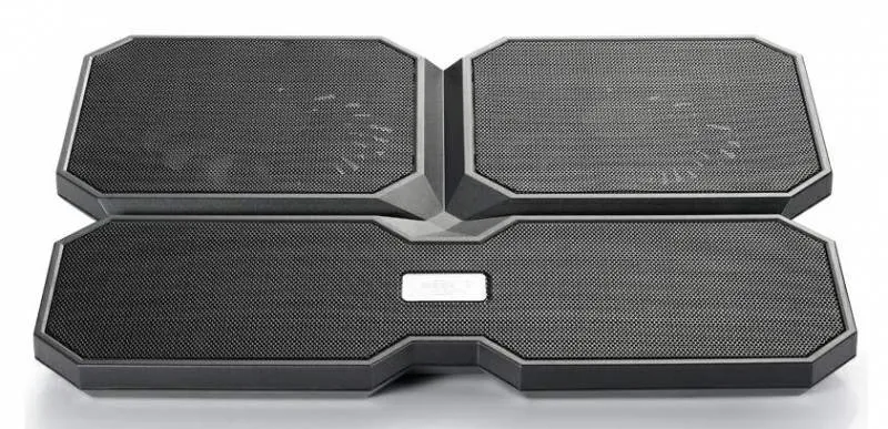 Подставка для ноутбука Deepcool MULTI CORE X6 (MULTICOREX6) 15.6"380x295x24мм 24дБ 2xUSB 4x 900г черный