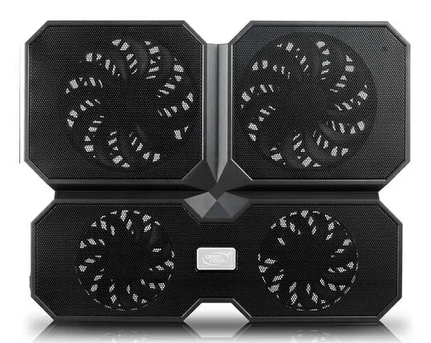 Подставка для ноутбука Deepcool MULTI CORE X6 (MULTICOREX6) 15.6"380x295x24мм 24дБ 2xUSB 4x 900г черный