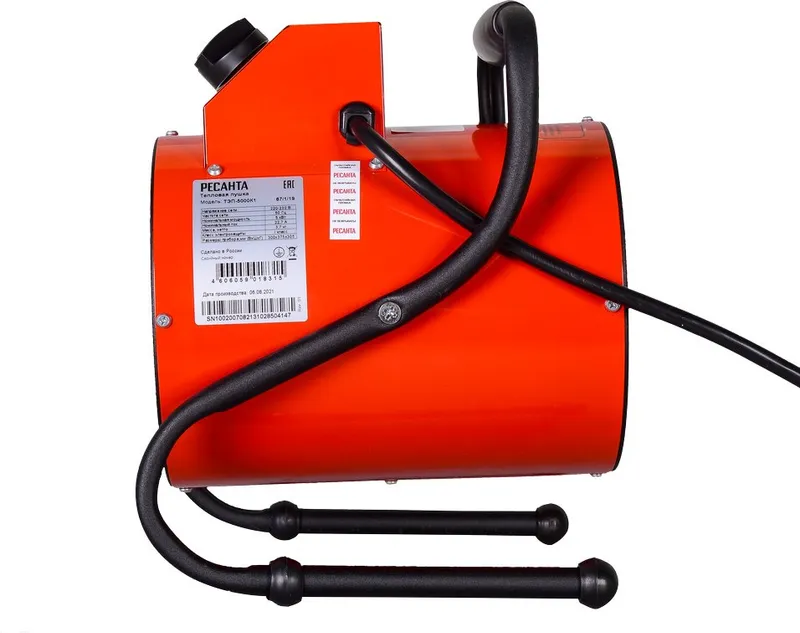 Тепловая пушка электрическая Ресанта ТЭП-5000К1 5000Вт красный