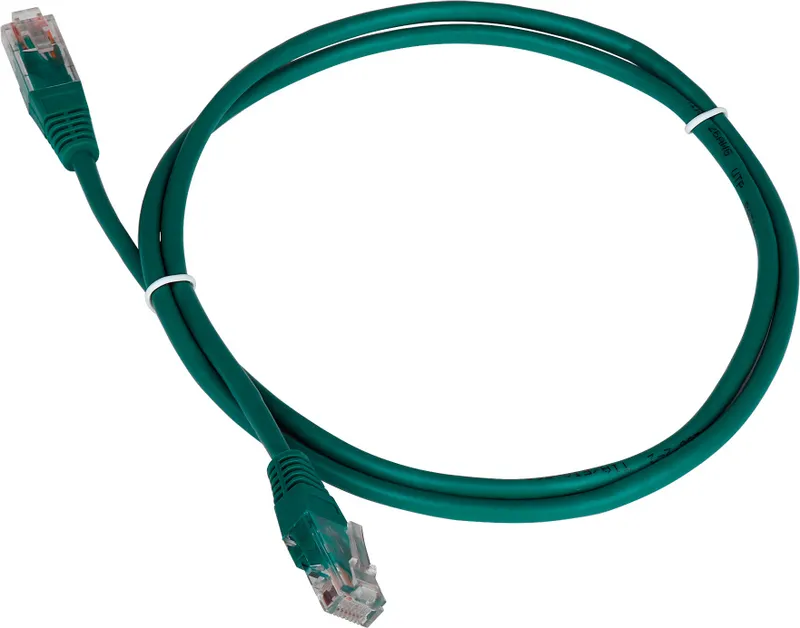 Патч-корд Lanmaster UTP TWT-45-45-2.0-GN UTP RJ-45 вил.-вилка RJ-45 кат.5E 2м зеленый ПВХ