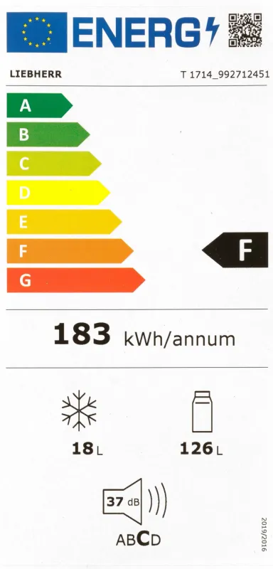 Холодильник Liebherr T 1714 1-нокамерн. белый мат.