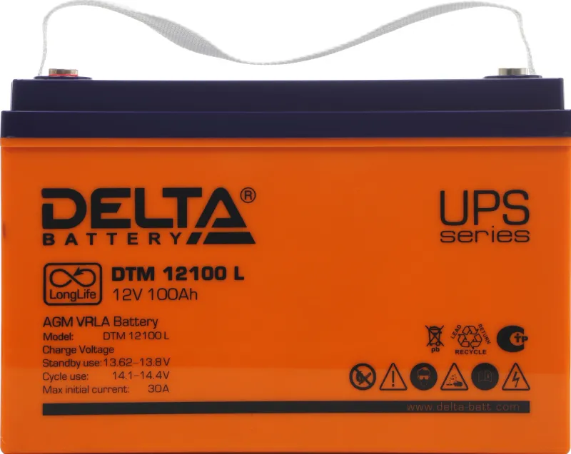 Батарея для ИБП Delta DTM 12100 L 12В 100Ач