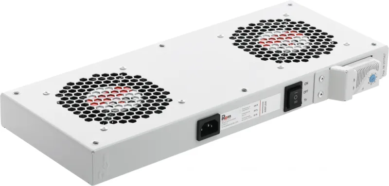 Модуль вентиляторный Rem (R-FAN-2T) 2 вент. с термостатом серый (упак.:1шт)