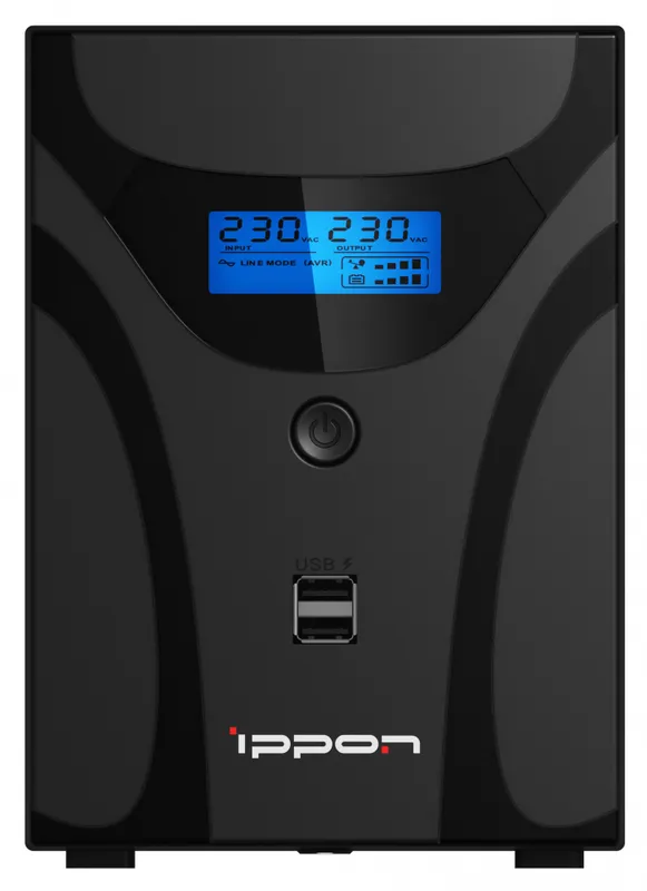 Источник бесперебойного питания Ippon Smart Power Pro II 2200 1200Вт 2200ВА черный