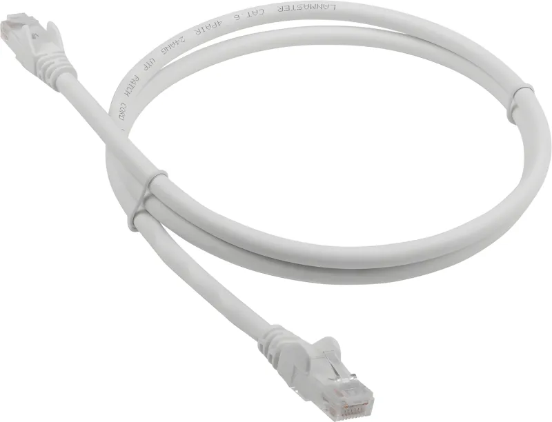 Патч-корд Lanmaster LAN-PC45/U6-2.0-GY UTP RJ-45 вил.-вилка RJ-45 кат.6 2м серый LSZH (уп.:1шт)