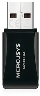 Сетевой адаптер Wi-Fi Mercusys MW300UM N300 USB 2.0