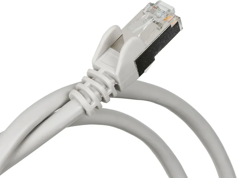 Патч-корд Lanmaster TWT-45-45-1.0/S-GY FTP RJ-45 вил.-вилка RJ-45 кат.5E 1м серый ПВХ (уп.:1шт)