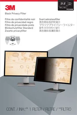 Экран защиты информации для монитора 3M PF215W9B (7000006417) 21.5" черный