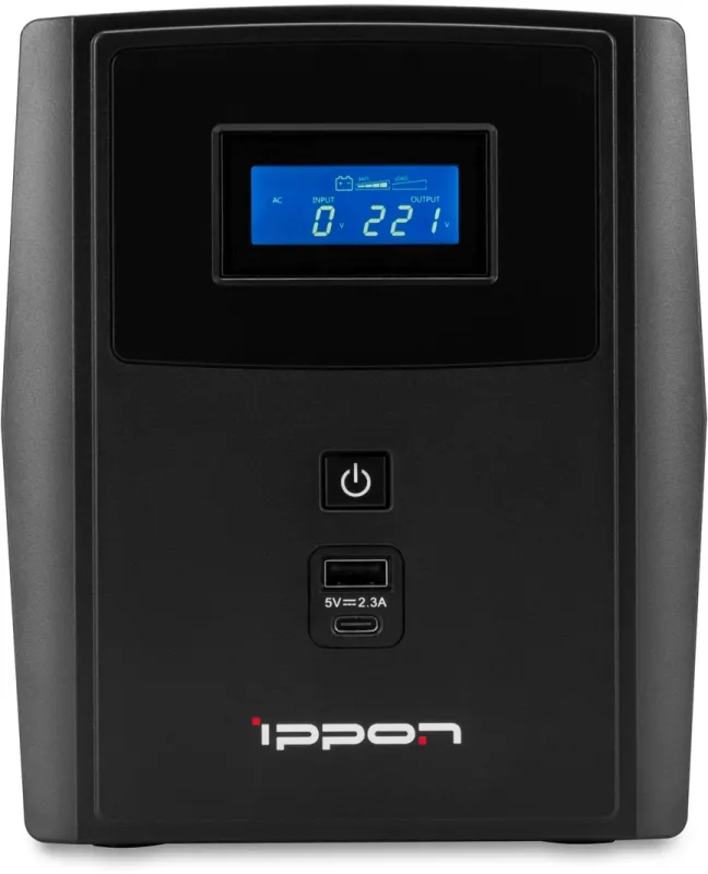 Источник бесперебойного питания Ippon Smart Power Pro II Euro 1200 720Вт 1200ВА черный