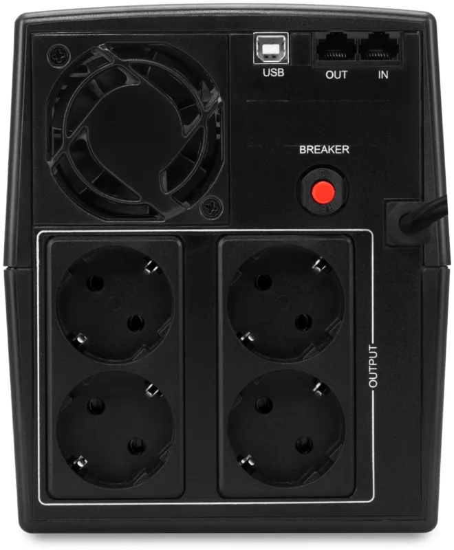 Источник бесперебойного питания Ippon Smart Power Pro II Euro 1200 720Вт 1200ВА черный