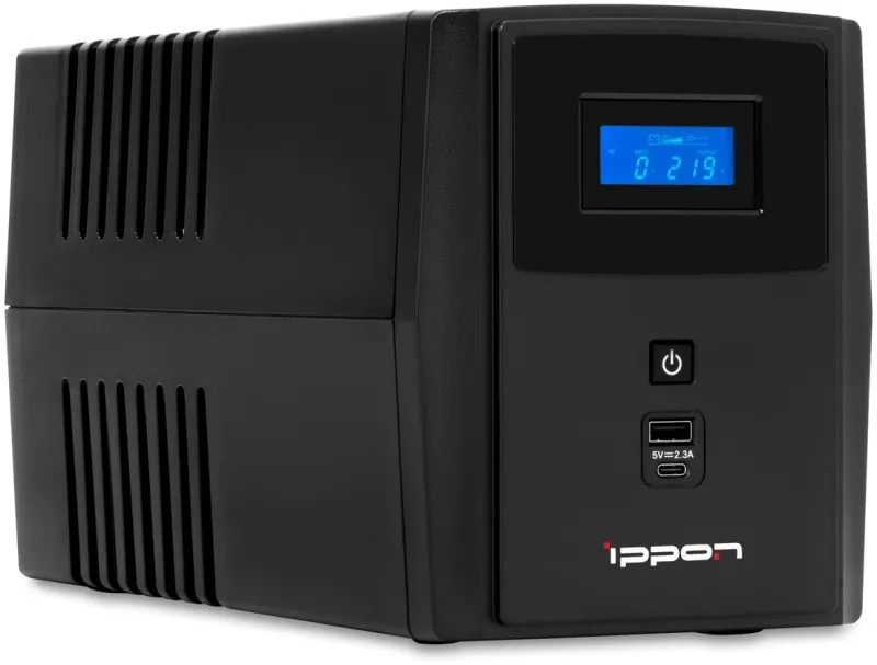 Источник бесперебойного питания Ippon Smart Power Pro II Euro 1600 960Вт 1600ВА черный