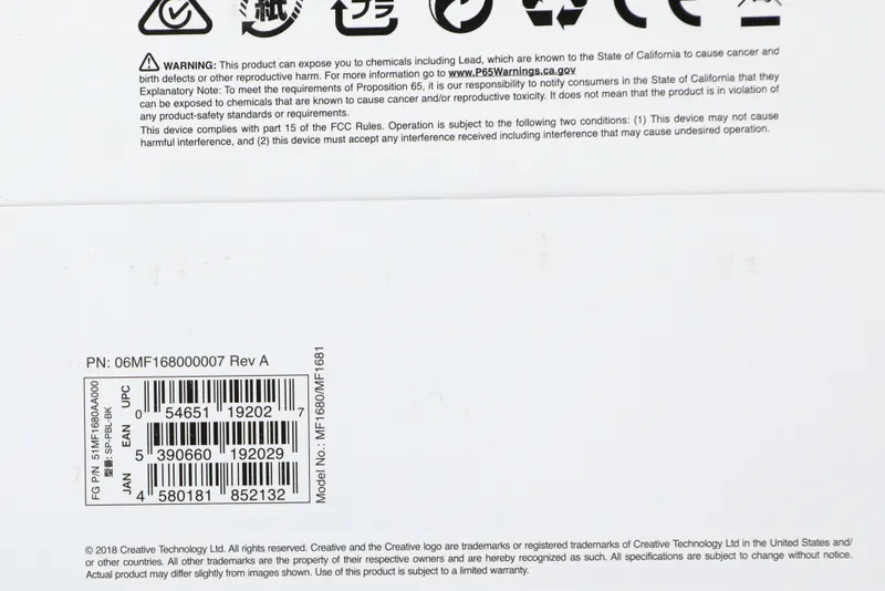 Колонки Creative PEBBLE MF1680 2.0 черный 4.4Вт