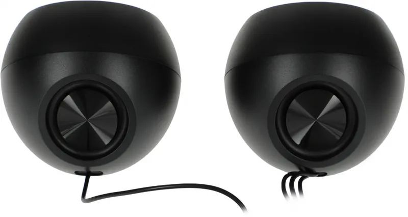 Колонки Creative PEBBLE MF1680 2.0 черный 4.4Вт