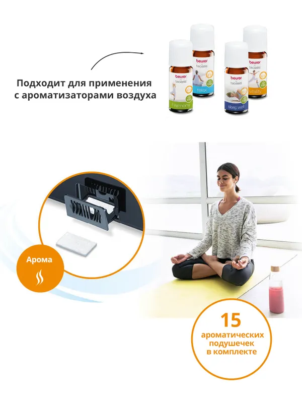 Увлажнитель воздуха Beurer LB88 280Вт (ультразвуковой) черный