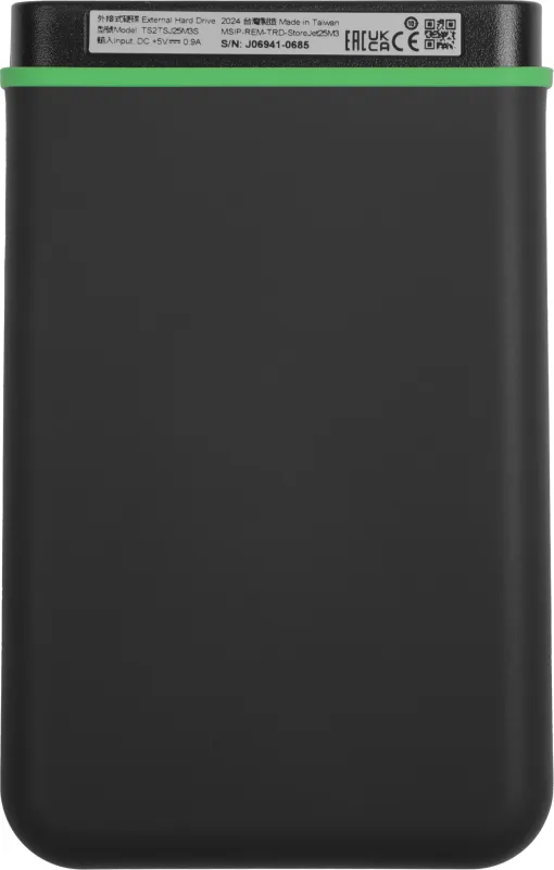 Жесткий диск Transcend USB 3.0 2Tb TS2TSJ25M3S StoreJet 25M3S (5400rpm) 2.5" серый